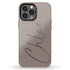 Custom Signature Name Earth Tones iPhone Case - Dark
